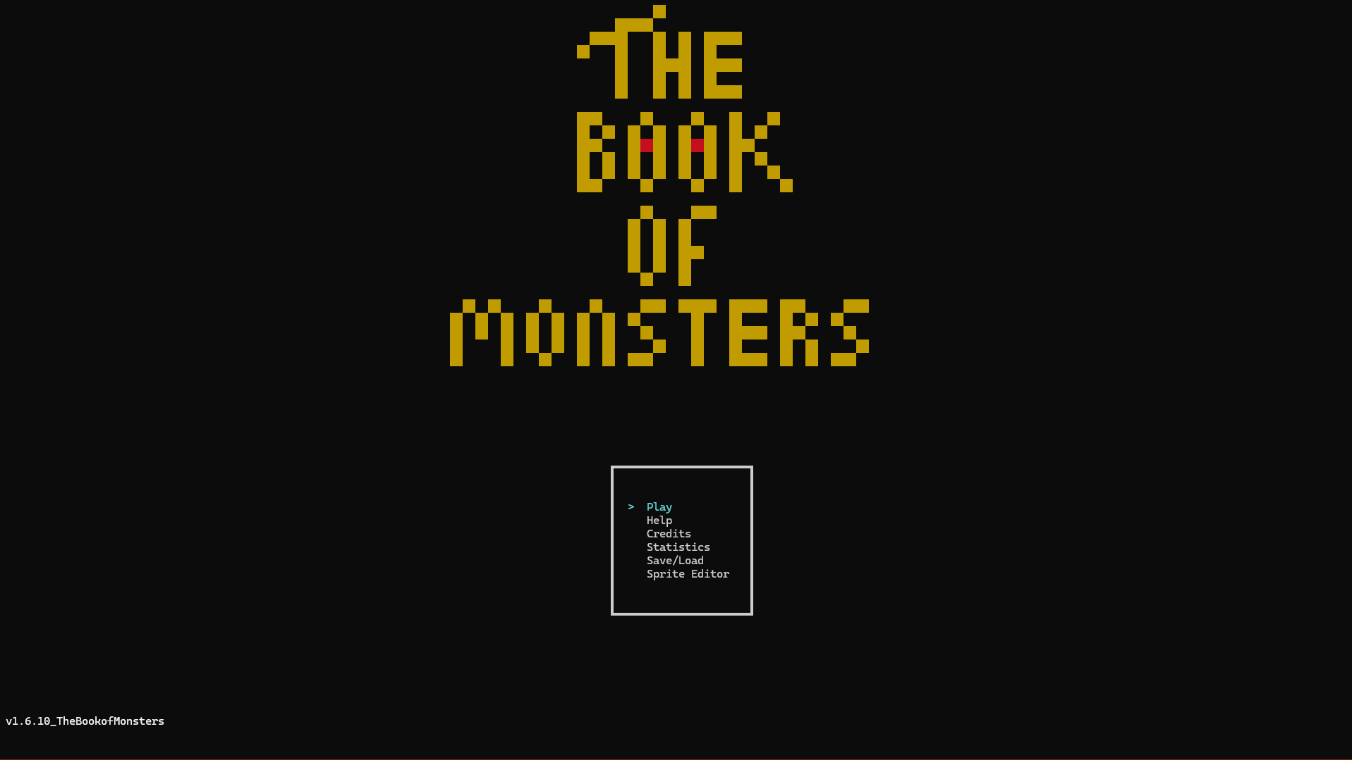 The Book Of Monsters Splash Screen